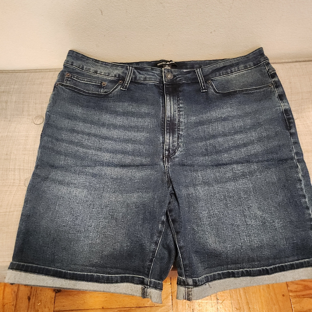 DKNY Indigo Denim Jean Shorts